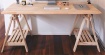 Mẫu bàn học gỗ cao su veneer nâng độ cao - VHL13